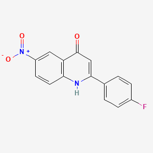 2-(4-Fluorophenyl)-6-nitroquinolin-4-OL