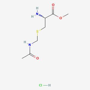molecular formula C7H15ClN2O3S B1506348 Methyl S-(acetamidomethyl)-L-cysteinate monohydrochloride CAS No. 33375-68-7