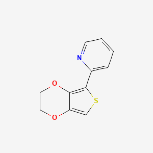 2-(2,3-Dihydrothieno[3,4-b][1,4]dioxin-5-yl)pyridine