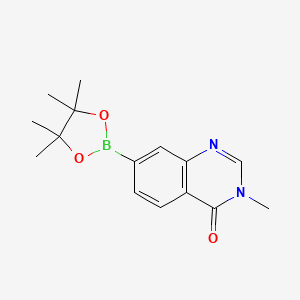 3-Methyl-7-(4,4,5,5-tetramethyl-1,3,2-dioxaborolan-2-yl)quinazolin-4(3H)-one