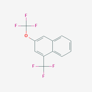 3-(Trifluoromethoxy)-1-(trifluoromethyl)naphthalene