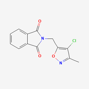 4-Chloro-3-methyl-5-(phthalimidomethyl)isoxazole