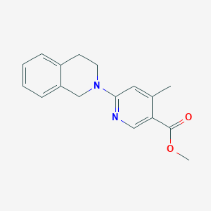 Methyl 6-(3,4-dihydroisoquinolin-2(1H)-yl)-4-methylnicotinate