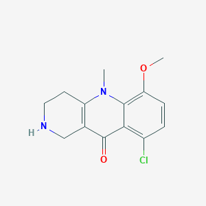 9-Chloro-6-methoxy-5-methyl-1,2,3,4-tetrahydrobenzo[b][1,6]naphthyridin-10(5H)-one