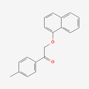 1-(4-Methylphenyl)-2-[(naphthalen-1-yl)oxy]ethan-1-one