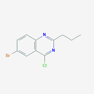 6-Bromo-4-chloro-2-propylquinazoline