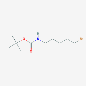 molecular formula C10H20BrNO2 B015064 叔丁基（5-溴戊基）氨基甲酸酯 CAS No. 83948-54-3