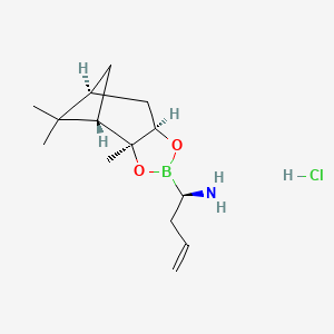 molecular formula C14H25BClNO2 B1506400 (R)-BoroAlg(+)-Pinanediol-hydrochloride CAS No. 319009-90-0