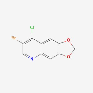 7-Bromo-8-chloro-[1,3]dioxolo[4,5-g]quinoline