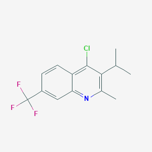 4-Chloro-3-isopropyl-2-methyl-7-(trifluoromethyl)quinoline