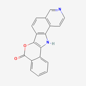 3-oxa-12,17-diazapentacyclo[11.8.0.02,11.05,10.014,19]henicosa-1(13),2(11),5,7,9,14(19),15,17,20-nonaen-4-one