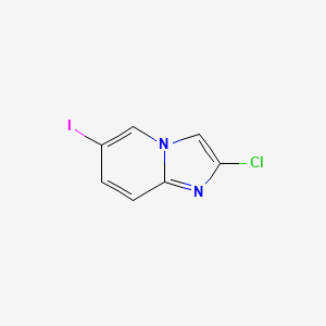 molecular formula C7H4ClIN2 B15064020 2-Chloro-6-iodoimidazo[1,2-a]pyridine 