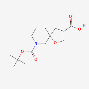 7-(Tert-butoxycarbonyl)-1-oxa-7-azaspiro[4.5]decane-3-carboxylic acid