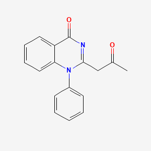 2-(2-Oxopropyl)-1-phenylquinazolin-4(1H)-one