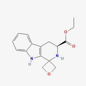 (S)-Ethyl 2',3',4',9'-tetrahydrospiro[oxetane-3,1'-pyrido[3,4-B]indole]-3'-carboxylate