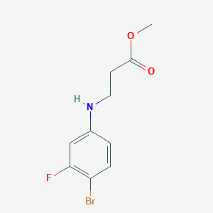 Methyl 3-((4-bromo-3-fluorophenyl)amino)propanoate