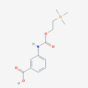 3-(((2-(Trimethylsilyl)ethoxy)carbonyl)amino)benzoic acid