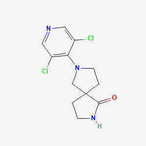 7-(3,5-Dichloropyridin-4-yl)-2,7-diazaspiro[4.4]nonan-1-one