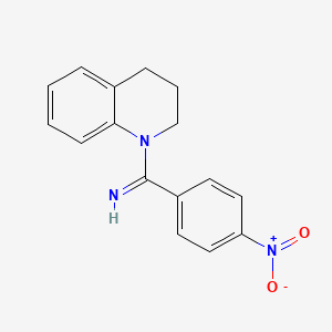 3,4-dihydro-2H-quinolin-1-yl-(4-nitrophenyl)methanimine