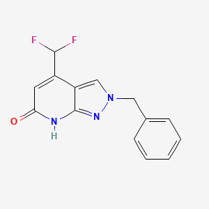 2-Benzyl-4-(difluoromethyl)-2H-pyrazolo[3,4-b]pyridin-6(7H)-one