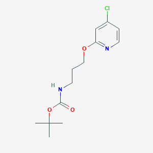 tert-Butyl (3-((4-chloropyridin-2-yl)oxy)propyl)carbamate