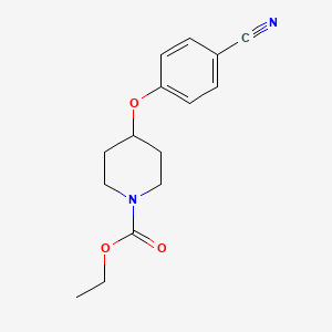 Ethyl 4-(4-cyanophenoxy)piperidine-1-carboxylate