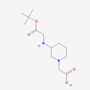 2-(3-((2-(tert-Butoxy)-2-oxoethyl)amino)piperidin-1-yl)acetic acid