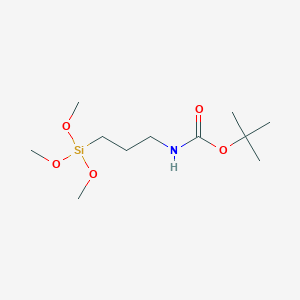 Carbamic acid, [3-(trimethoxysilyl)propyl]-, 1,1-dimethylethyl ester