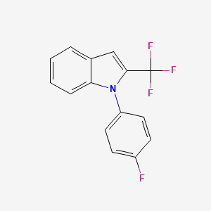 1-(4-Fluorophenyl)-2-(trifluoromethyl)-1H-indole