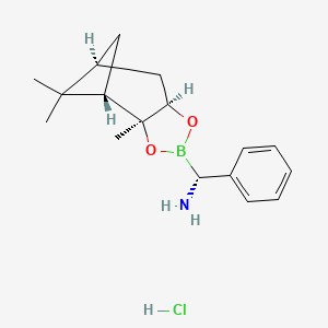 molecular formula C17H25BClNO2 B1506422 (R)-BoroPhg(+)-Pinanediol-HCl CAS No. 476334-31-3