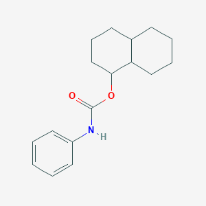 molecular formula C17H23NO2 B15064226 Decahydronaphthalen-1-yl phenylcarbamate CAS No. 93477-80-6