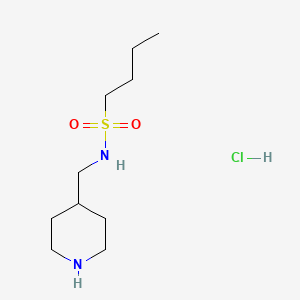 N-(piperidin-4-ylmethyl)butane-1-sulfonamide hydrochloride