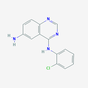 N4-(2-Chlorophenyl)quinazoline-4,6-diamine