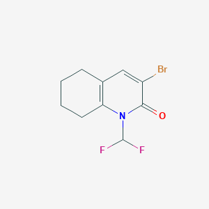 3-Bromo-1-(difluoromethyl)-5,6,7,8-tetrahydroquinolin-2(1H)-one