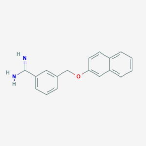 Benzenecarboximidamide, 3-[(2-naphthalenyloxy)methyl]-