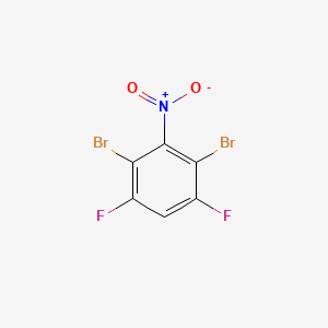 molecular formula C6HBr2F2NO2 B1506437 2,4-Dibromo-1,5-difluoro-3-nitrobenzene CAS No. 144450-58-8