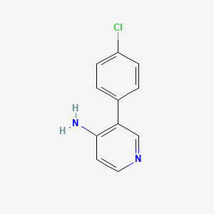 molecular formula C11H9ClN2 B1506438 3-(4-Chlorophenyl)pyridin-4-amine CAS No. 66395-46-8