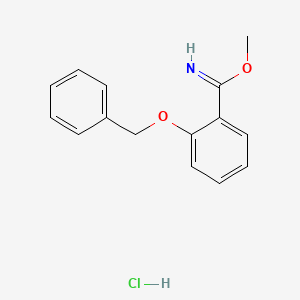 Methyl 2-(benzyloxy)benzimidate hydrochloride