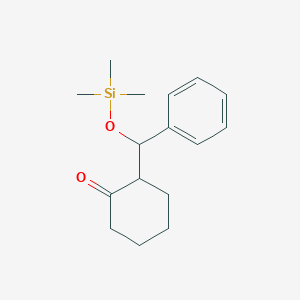 2-{Phenyl[(trimethylsilyl)oxy]methyl}cyclohexan-1-one