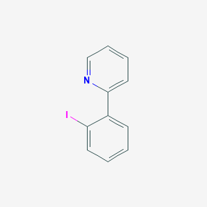 molecular formula C11H8IN B15064425 2-(2-Iodophenyl)pyridine 