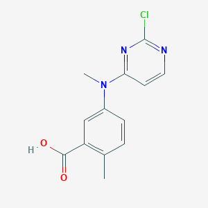 5-((2-Chloropyrimidin-4-yl)(methyl)amino)-2-methylbenzoic acid