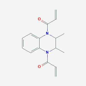 1,1'-(2,3-Dimethyl-2,3-dihydroquinoxaline-1,4-diyl)bisprop-2-en-1-one