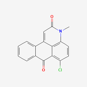 molecular formula C17H10ClNO2 B1506448 6-Chloro-3-methyl-3H-naphtho[1,2,3-DE]quinoline-2,7-dione CAS No. 6265-18-5