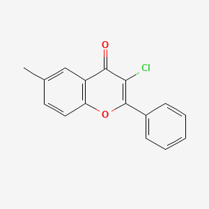 3-chloro-6-methyl-2-phenyl-4H-chromen-4-one