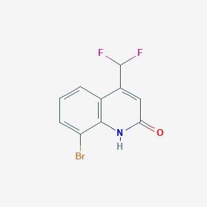 8-Bromo-4-(difluoromethyl)quinolin-2(1H)-one