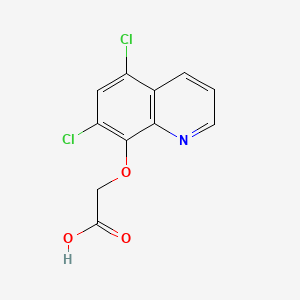 [(5,7-Dichloroquinolin-8-yl)oxy]acetic acid