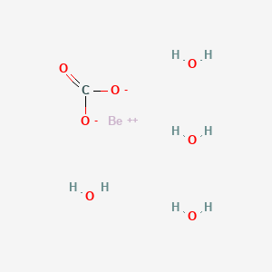 molecular formula CH8BeO7 B1506456 Beryllium carbonate tetrahydrate CAS No. 60883-64-9
