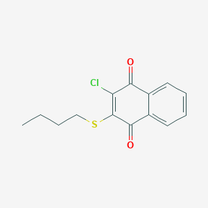 2-(Butylsulfanyl)-3-chloronaphthalene-1,4-dione