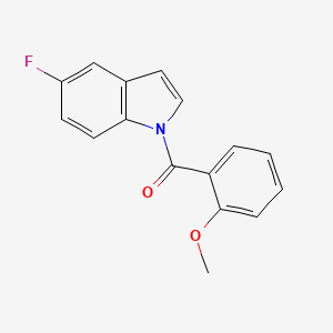 molecular formula C16H12FNO2 B15064590 (5-Fluoro-1H-indol-1-yl)(2-methoxyphenyl)methanone CAS No. 820234-23-9