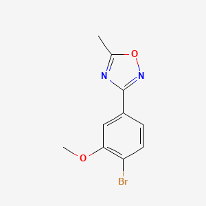 3-(4-Bromo-3-methoxyphenyl)-5-methyl-1,2,4-oxadiazole